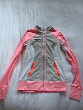 Lululemon multicolored pink zip up jacket